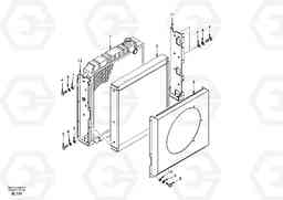 29267 Radiator EC55 SER NO 5001-, Volvo Construction Equipment