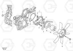 38103 Fan drive EC55 SER NO 5001-, Volvo Construction Equipment