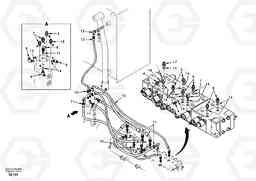 28954 Turning joint line, control valve to turning joint EC55 SER NO 5001-, Volvo Construction Equipment