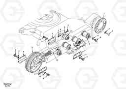 13767 Undercarriage, components and track guards EC55 SER NO 5001-, Volvo Construction Equipment