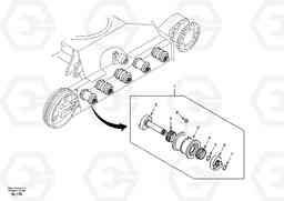 44450 Bottom roller EC55 SER NO 5001-, Volvo Construction Equipment