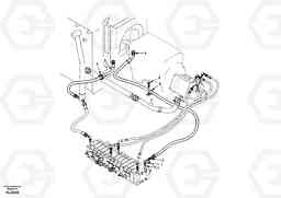 23857 Hydraulic system, hydraulic tank to hydraulic oil cooler EC55 SER NO 5001-, Volvo Construction Equipment