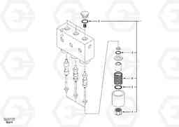 23860 Servo system, solenoid valve EC55 SER NO 5001-, Volvo Construction Equipment