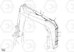 57532 Working hydraulic, dipper arm EC55 SER NO 5001-, Volvo Construction Equipment