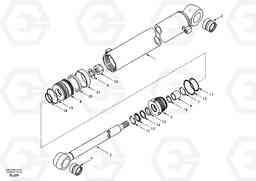 54900 Dozer blade cylinder EC55 SER NO 5001-, Volvo Construction Equipment