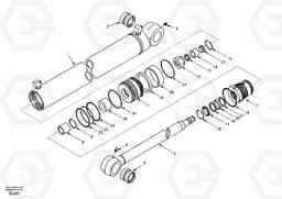 33518 Boom swing cylinder EC55 SER NO 5001-, Volvo Construction Equipment