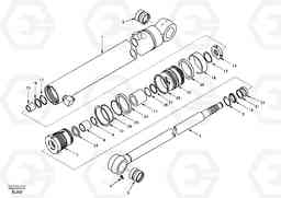 40196 Dipper arm cylinder EC55 SER NO 5001-, Volvo Construction Equipment