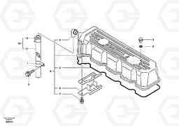 60312 Valve cover EW55 SER NO 5630-, Volvo Construction Equipment