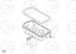 44766 Oil sump EW55 SER NO 5630-, Volvo Construction Equipment