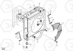 33265 Cooling system EW55 SER NO 5630-, Volvo Construction Equipment