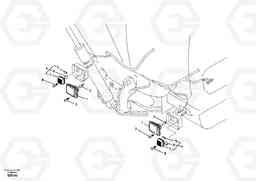 11798 Lighting, front EW55 SER NO 5630-, Volvo Construction Equipment