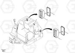 11799 Lighting, rear EW55 SER NO 5630-, Volvo Construction Equipment