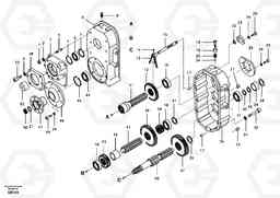 102737 Input shaft, housing EW55 SER NO 5630-, Volvo Construction Equipment