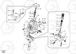 47757 Control valve, travel motor EW55 SER NO 5630-, Volvo Construction Equipment
