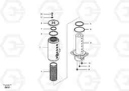 21068 Turning joint EW55 SER NO 5630-, Volvo Construction Equipment