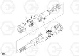 11833 Propeller shaft, front EW55 SER NO 5630-, Volvo Construction Equipment