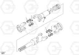 11834 Propeller shaft, rear EW55 SER NO 5630-, Volvo Construction Equipment