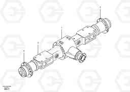 11839 Axle, rear EW55 SER NO 5630-, Volvo Construction Equipment