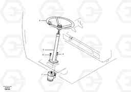 19184 Steering wheel and column EW55 SER NO 5630-, Volvo Construction Equipment