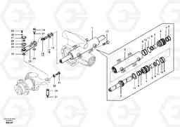 81149 Steering cylinder EW55 SER NO 5630-, Volvo Construction Equipment