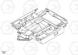 13114 Upper frame EW55 SER NO 5630-, Volvo Construction Equipment