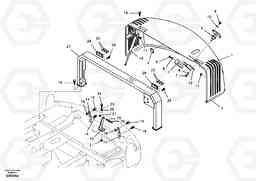 39178 Cowl frame, cover and hood EW55 SER NO 5630-, Volvo Construction Equipment