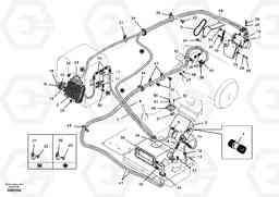 105060 Air conditioning line, cooling and heater EW55 SER NO 5630-, Volvo Construction Equipment