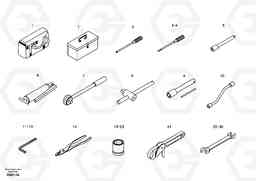 5851 Tools EW55 SER NO 5630-, Volvo Construction Equipment