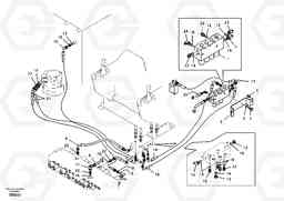 45248 Servo system, control valve to solenoid valve EW55 SER NO 5630-, Volvo Construction Equipment