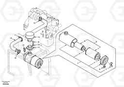 34584 Inlet system, pre-cleaner EC150, Volvo Construction Equipment