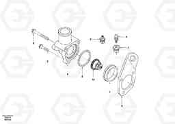 33225 Thermostat housing EC150, Volvo Construction Equipment