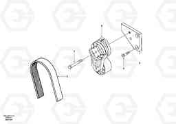 33251 Automatic belt tensioner with fitting parts EC150, Volvo Construction Equipment