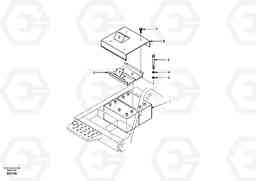 171 Battery with assembling details EC150, Volvo Construction Equipment