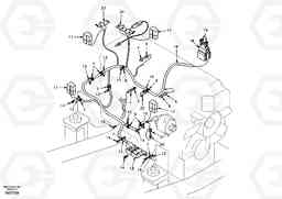 32190 Cable harness, engine EC150, Volvo Construction Equipment