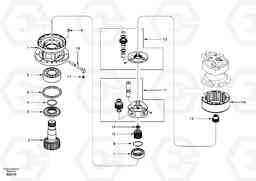 93402 Swing gearbox EC150, Volvo Construction Equipment