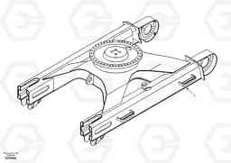 28105 Undercarriage frame EC150, Volvo Construction Equipment