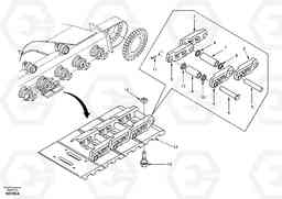 28108 Undercarriage, track with shoes EC150, Volvo Construction Equipment