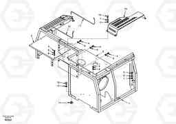 10231 Cowl frame, cover and hood EC150, Volvo Construction Equipment