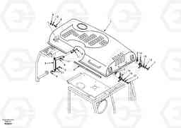 58080 Cowl frame, cover and hood EC150, Volvo Construction Equipment