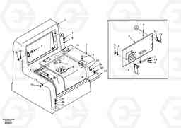 10237 Tool box, cowl EC150, Volvo Construction Equipment