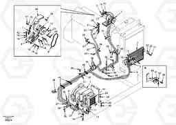 52364 Air conditioning line, cooling and heater EC150, Volvo Construction Equipment