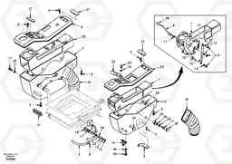 36554 Instrument panel, control panel EC150, Volvo Construction Equipment