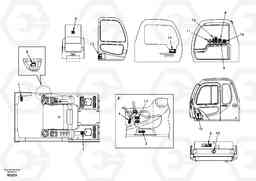 35988 Decal, inner location EC150, Volvo Construction Equipment