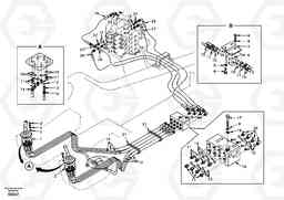 17712 Servo system, control valve to remote control valve EC150, Volvo Construction Equipment