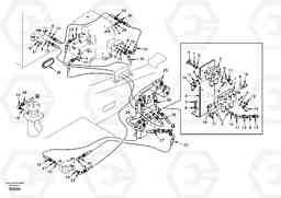 20391 Servo system, control valve to solenoid valve EC150, Volvo Construction Equipment