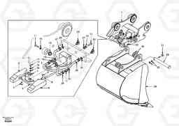 84536 Attachment bracket, quickfit EC150, Volvo Construction Equipment