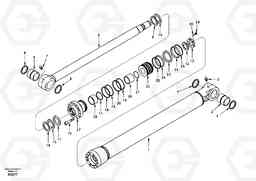 54899 Bucket cylinder EC150, Volvo Construction Equipment