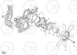 38791 Fan drive EC55 SER NO 20001-, Volvo Construction Equipment