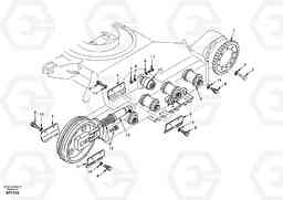 59663 Undercarriage, components and track guards EC55 SER NO 20001-, Volvo Construction Equipment