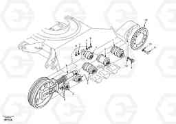 11250 Undercarriage, components and track guards EC55 SER NO 20001-, Volvo Construction Equipment